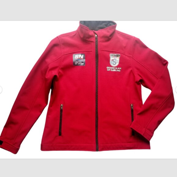 Helsa Jacket Grand Slam of Curling Women's Large SN United by Sports Red - Picture 1 of 12